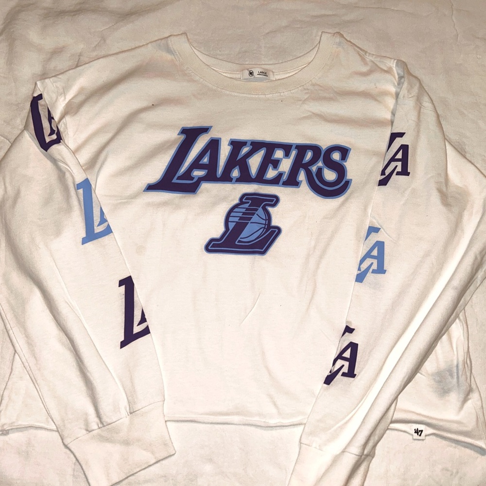 Women’s Lakers cut off shirt